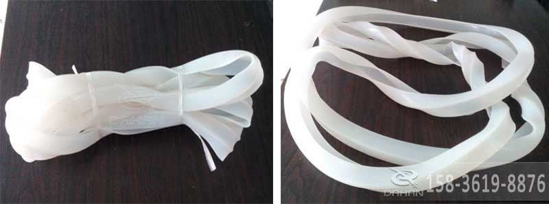 硅膠密封條 振動(dòng)篩硅膠密封條兩種不同長(zhǎng)度的展示圖